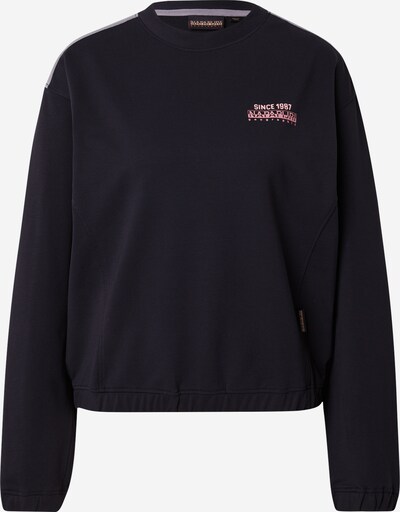 NAPAPIJRI Sweatshirt 'KEITH' in Grey / Rose / Dusky pink / Black, Item view