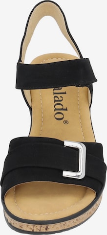 Palado Strap Sandals 'Vemlu' in Black