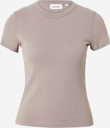 WEEKDAY Shirts i grå: forside