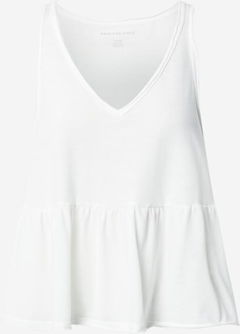 American Eagle Top in White: front