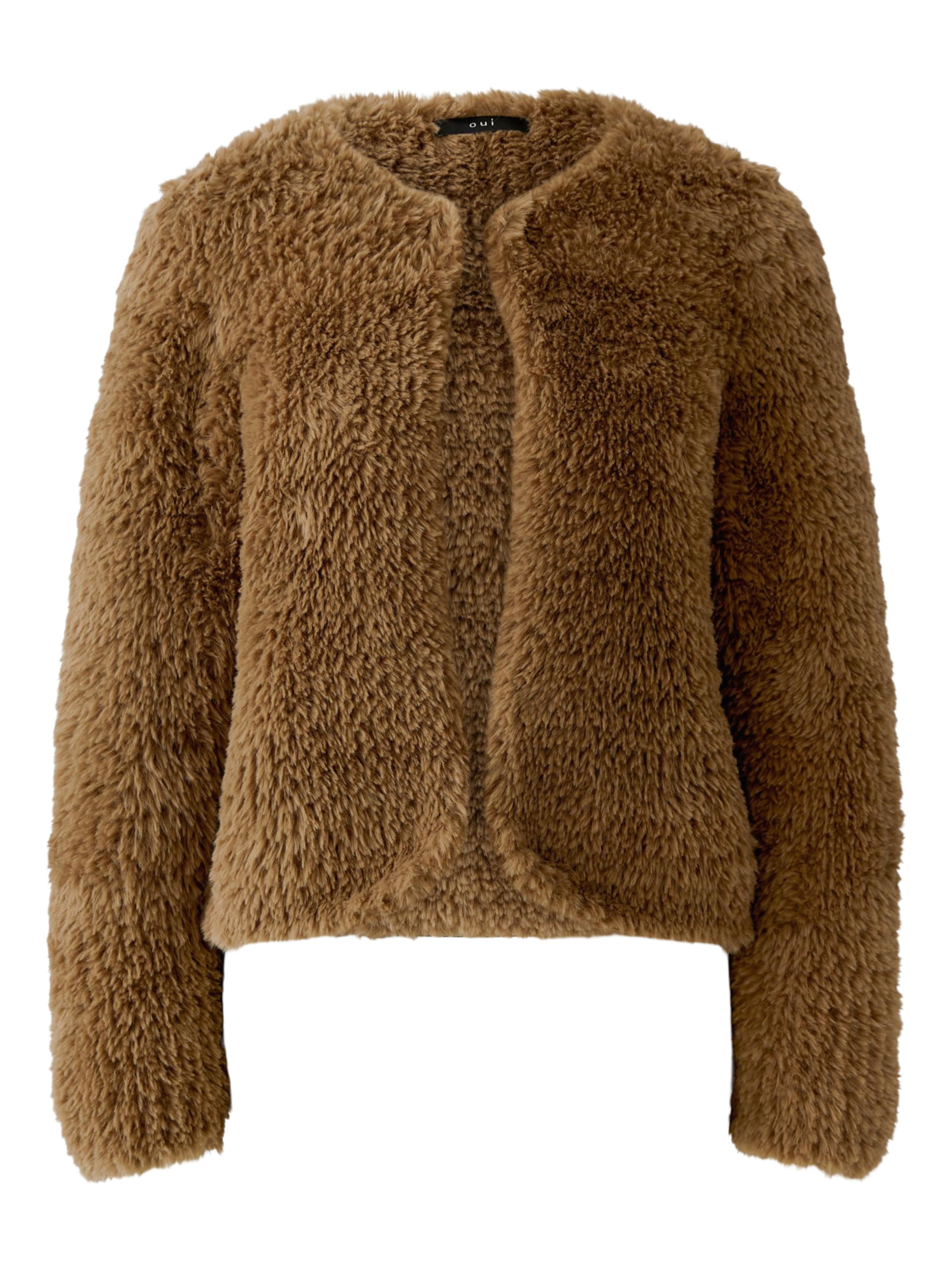 OUI Strickjacke in Braun: Vorderseite