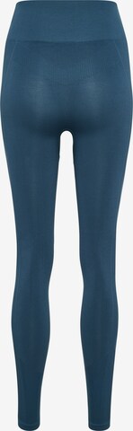 Hummel Skinny Sportbroek 'Tif' in Blauw