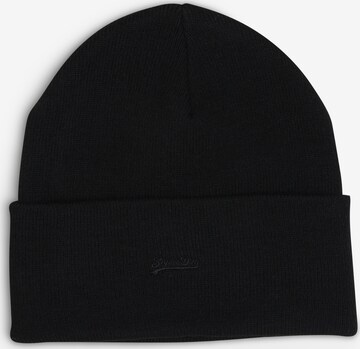 Superdry Beanie in Black: front