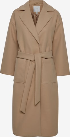 ICHI Between-seasons coat 'JANNET' in Beige: front