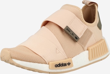 ADIDAS ORIGINALS Slip-Ons 'Nmd_R1 Strap' in Pink: front