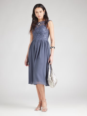 Robe de cocktail Laona en gris