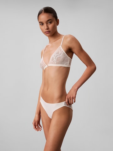 Calvin Klein Triangel BH in Beige