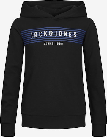 Jack & Jones Junior Sweatshirt 'Planet' in Zwart: voorkant
