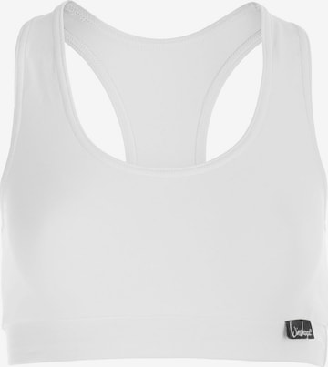 Winshape Bustier Biustonosz sportowy 'WVR1' w kolorze biały: przód