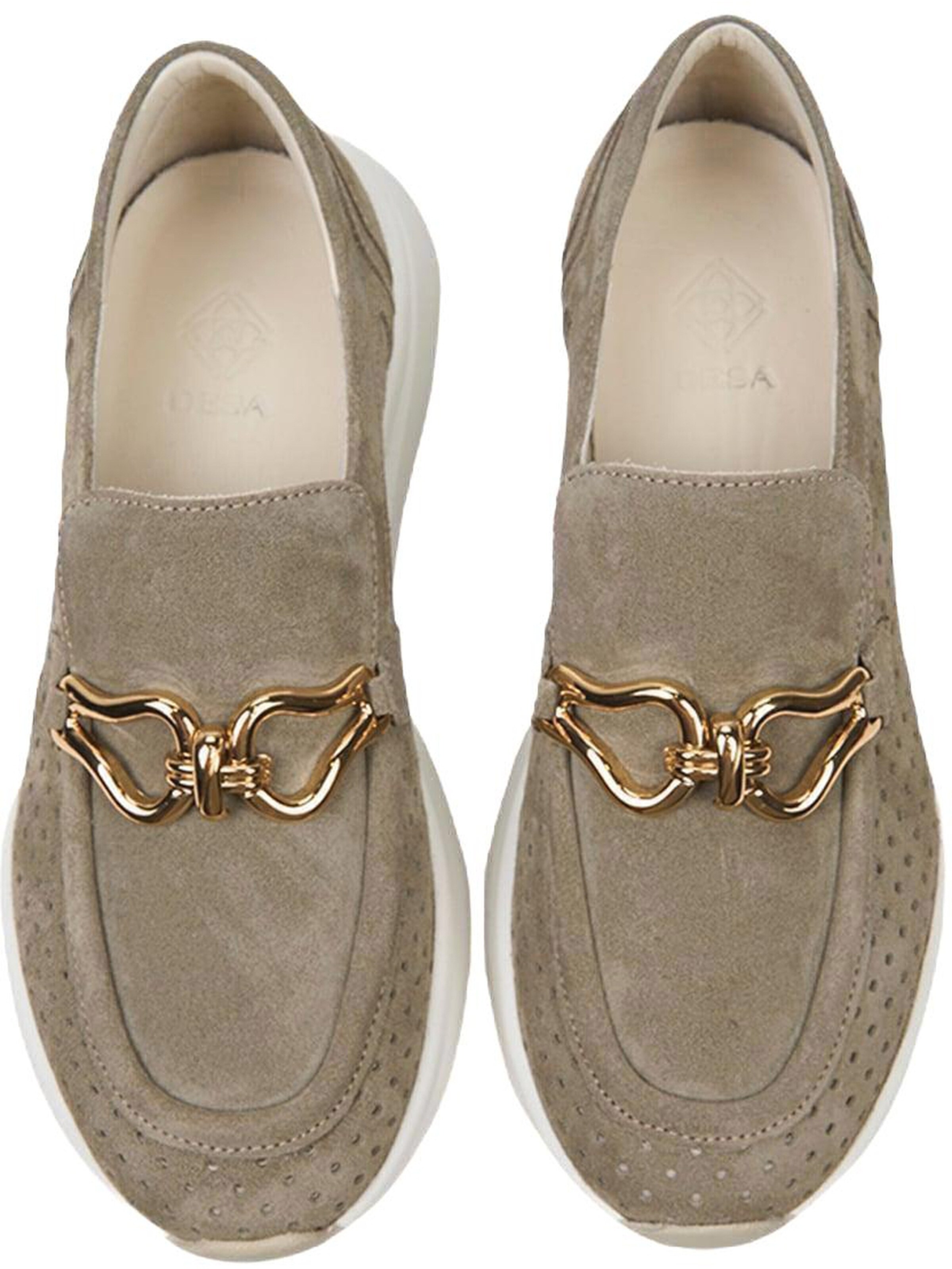 Desa Slip-on 'Trainer' in Groen