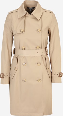 Cappotto di mezza stagione di Lauren Ralph Lauren Petite in beige: frontale