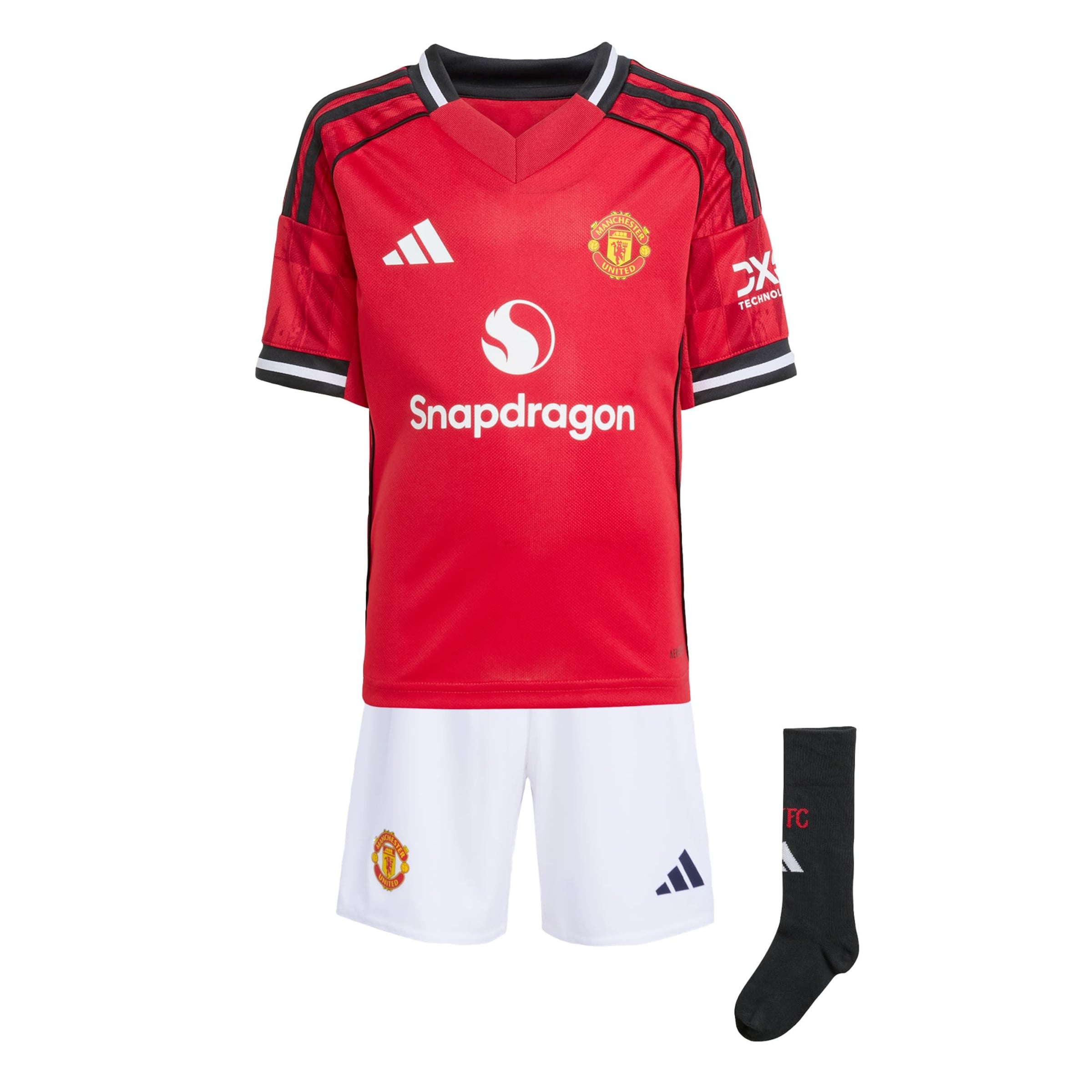 ADIDAS PERFORMANCE - Chándal 'Manchester United 25/26 Home Mini Kit' en rojo: frente