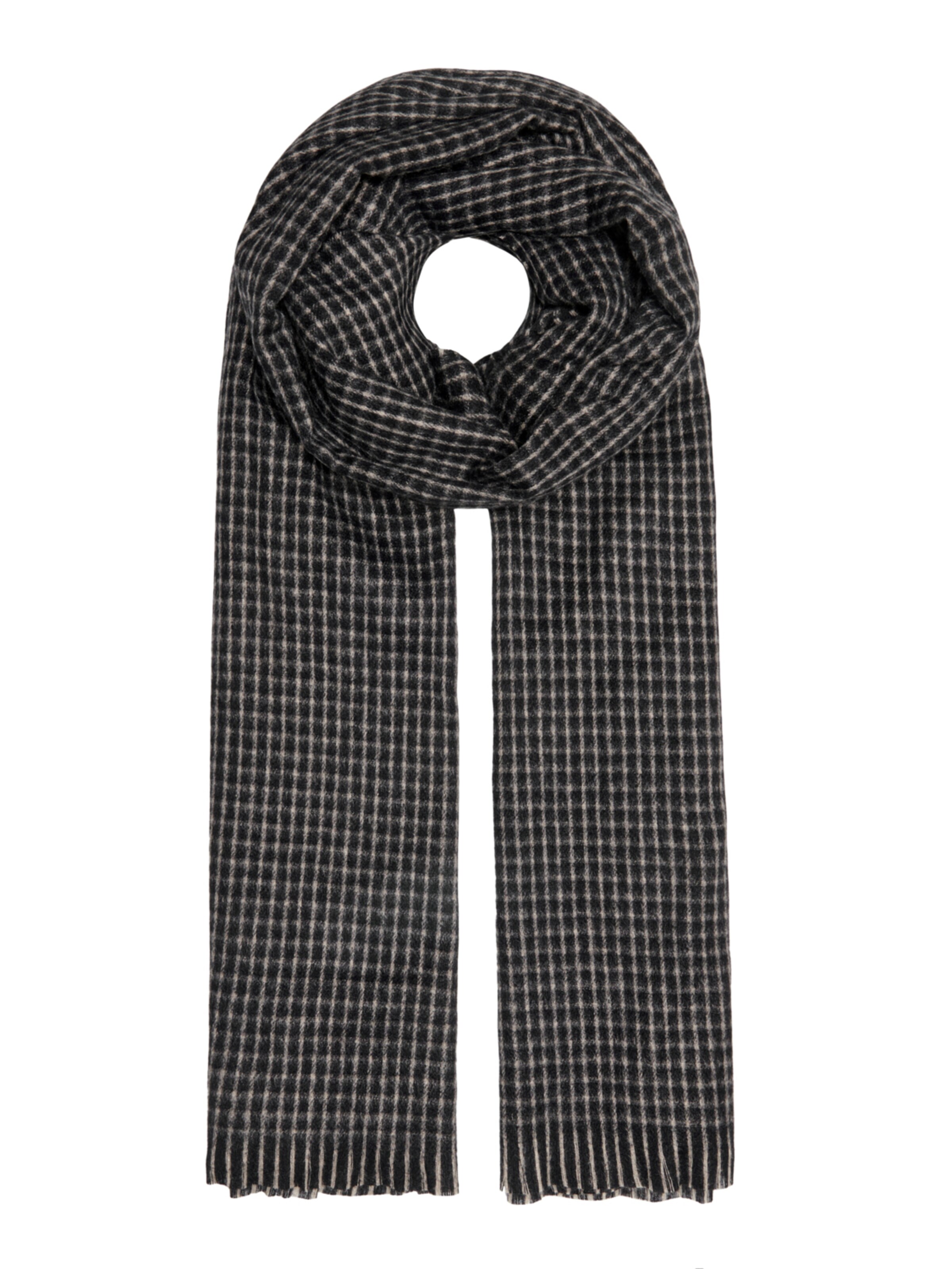 ONLY Schal ONLVIVIAN LIFE SCARF – Allover-Print, Troddeln, 47x199 Cm Aus Recyceltem Polyester