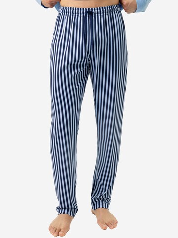 Pantalon de pyjama 'Graphic Stripes' Mey en bleu : devant