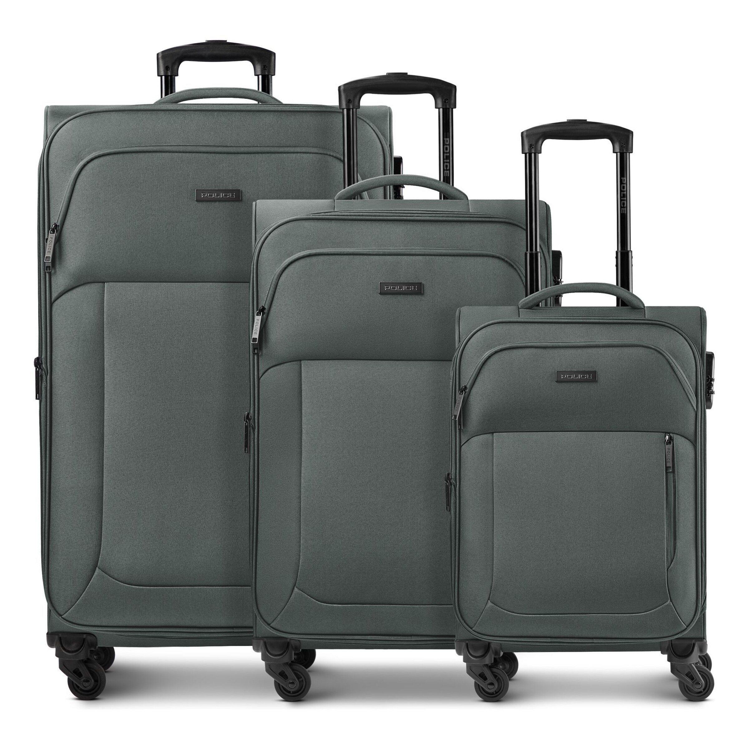 Ensemble de bagages 'San Francisco ' POLICE en gris : devant