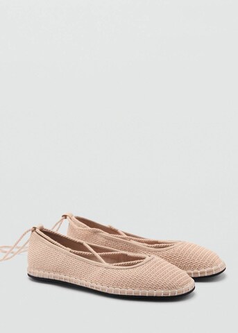 MANGO TEEN Ballerina 'Geryr' in Beige