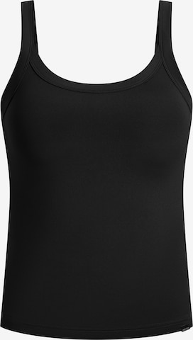 Smilodox Top ' Missie ' in Zwart: voorkant