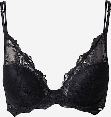 Lindex Bra 'Amie' in Black: front