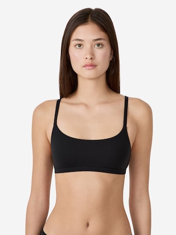 T-shirt Reggiseno 'Pure Soft' di ETAM in nero: frontale