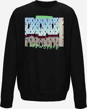 Openspace Sweatshirt in Schwarz: predná strana