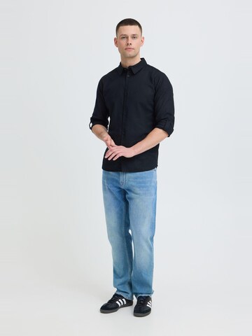 INDICODE JEANS Regular fit Button Up Shirt ' IDMonko ' in Black