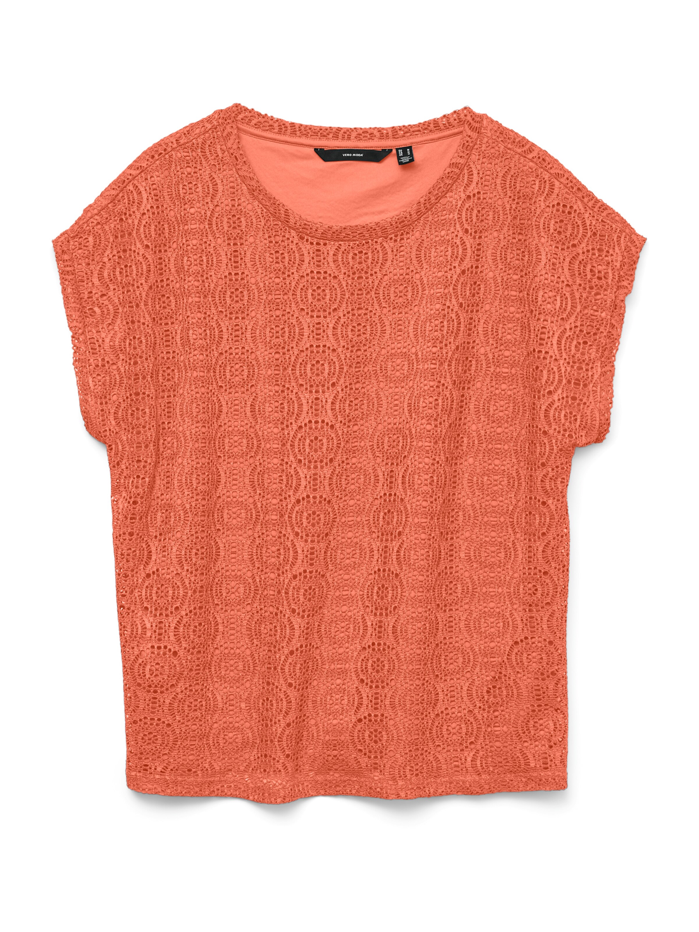 VERO MODA Shirt 'VMMAYA AVA' in Orange: front