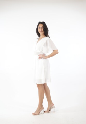 Elara Dress in White
