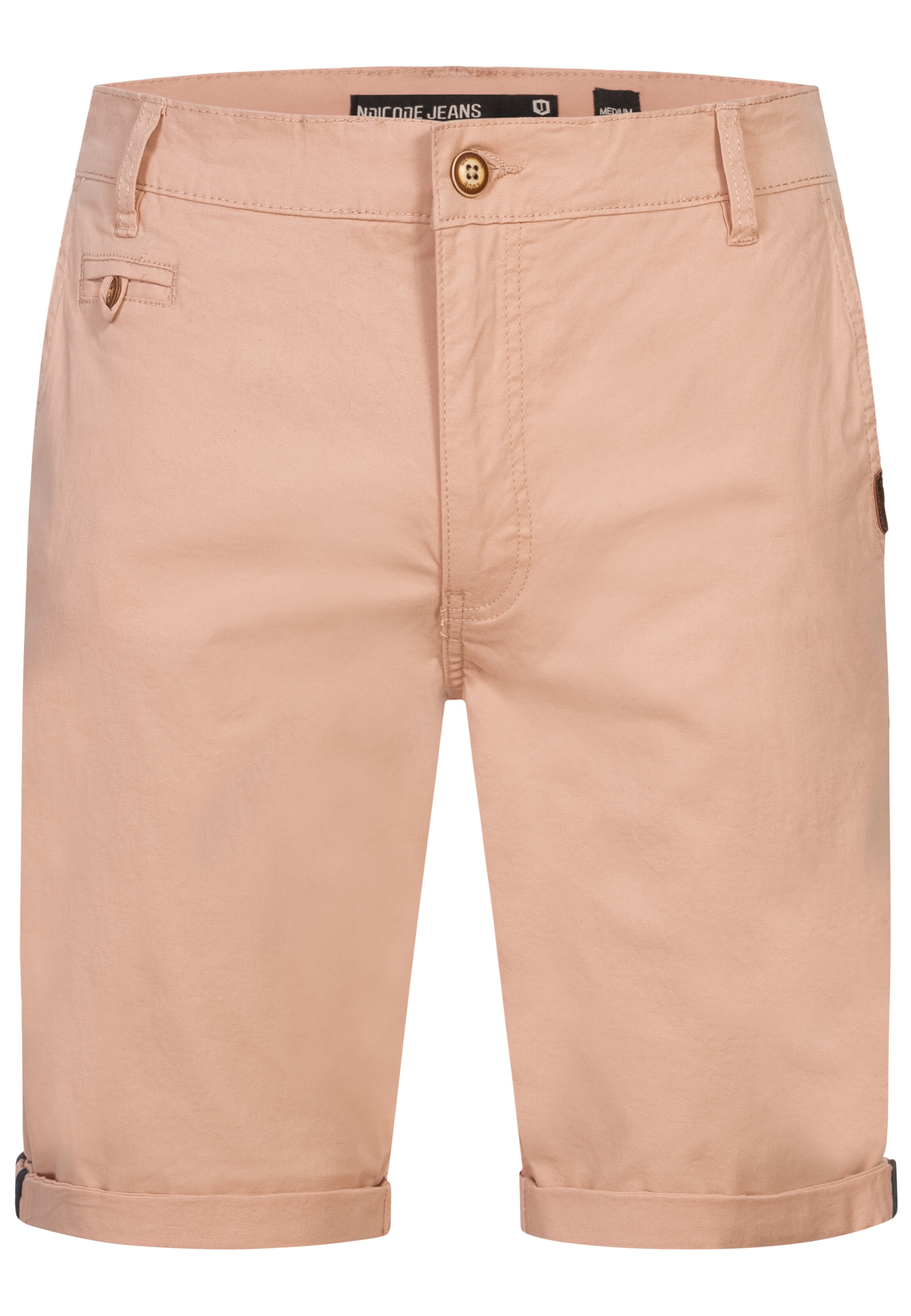 INDICODE JEANS Shorts 'Creel' in Pink: Vorderseite