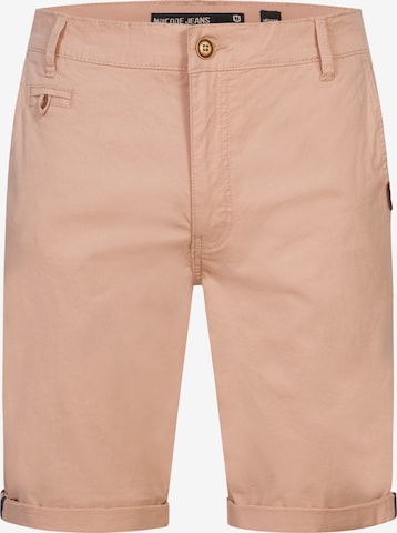 INDICODE JEANS Chino Pants 'Creel' in Pink: front