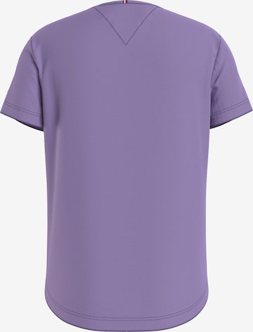 TOMMY HILFIGER Regular Shirt 'ESSENTIAL' in Purple