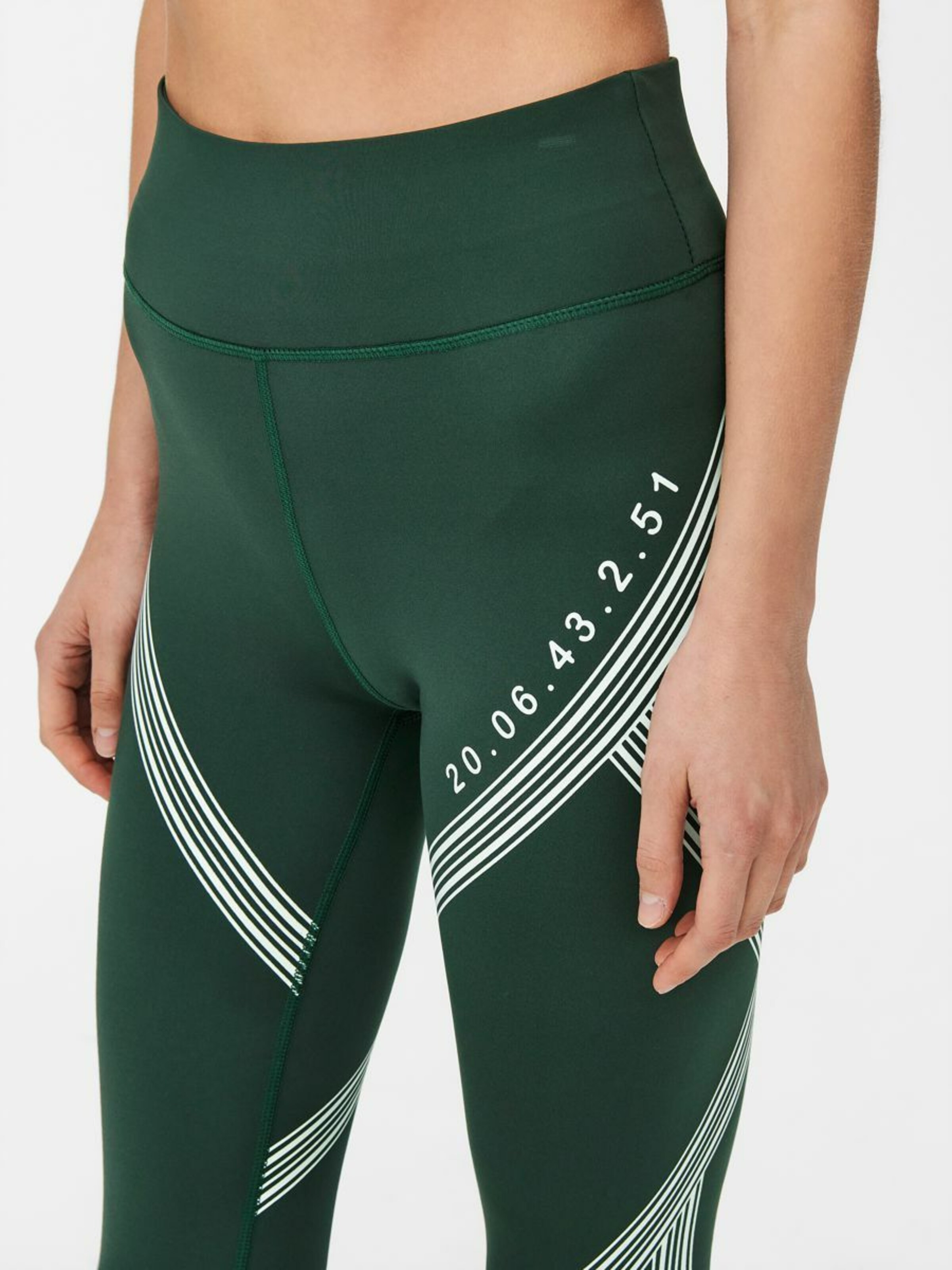 ONLY PLAY Skinny Workout Pants 'SHY' in Dark Green
