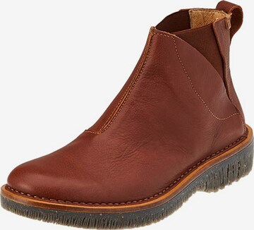 EL NATURALISTA Ankle Boots in Brown: front