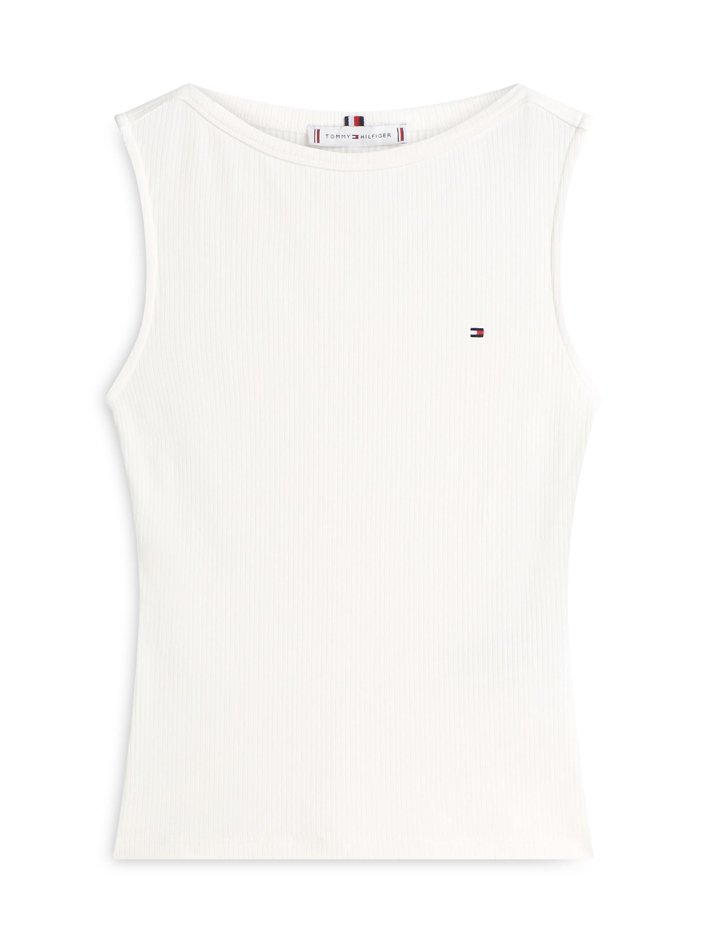 TOMMY HILFIGER Top in White: front