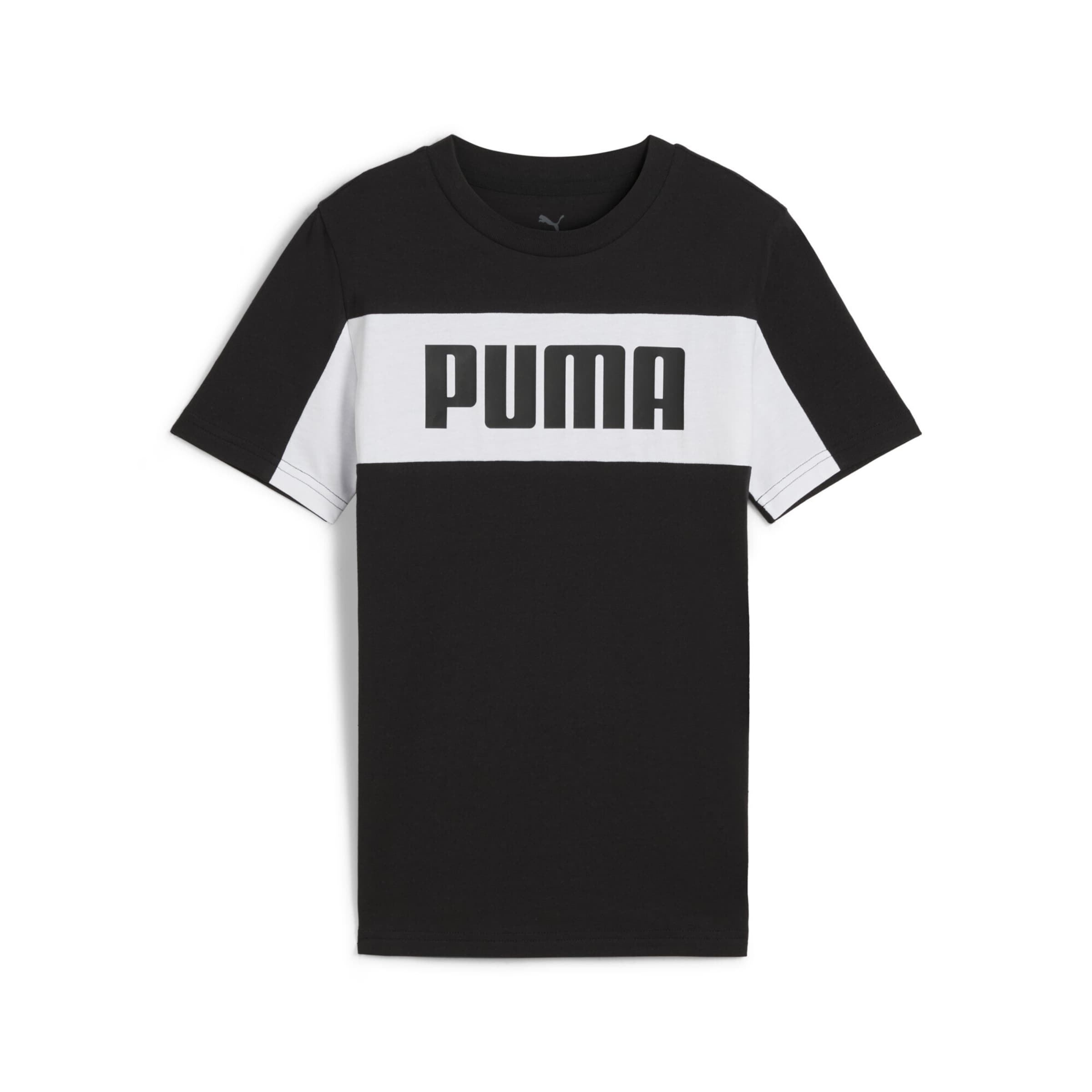 PUMA T-Shirt 'Essentials' in Schwarz: Vorderseite
