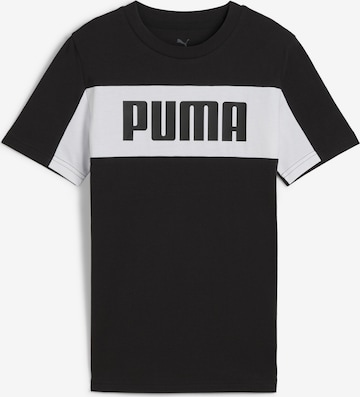 PUMA T-Shirt 'Essentials' in Schwarz: Vorderseite