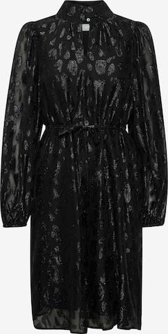 Fransa Dress 'Sparkly' in Black: front