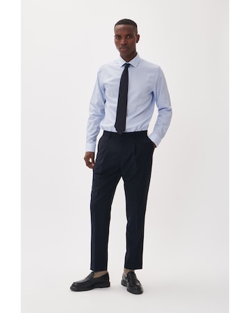 Matinique Slim fit Pleat-front trousers in Blue