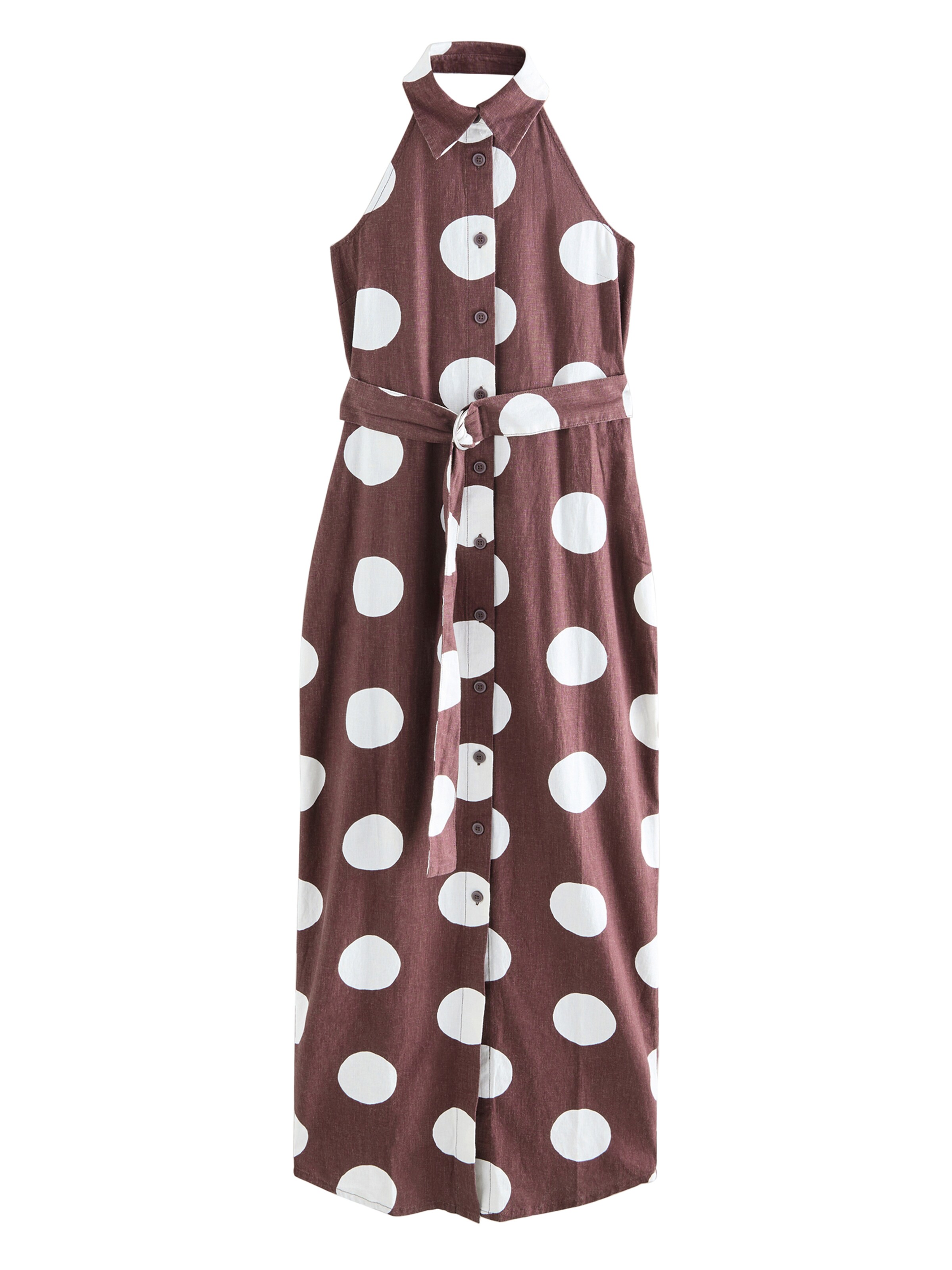 Abito camicia di Next in marrone: frontale