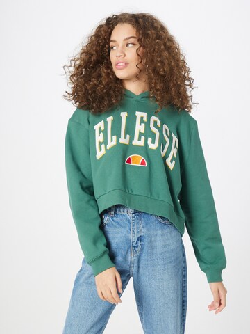 Sweat-shirt ELLESSE en vert : devant