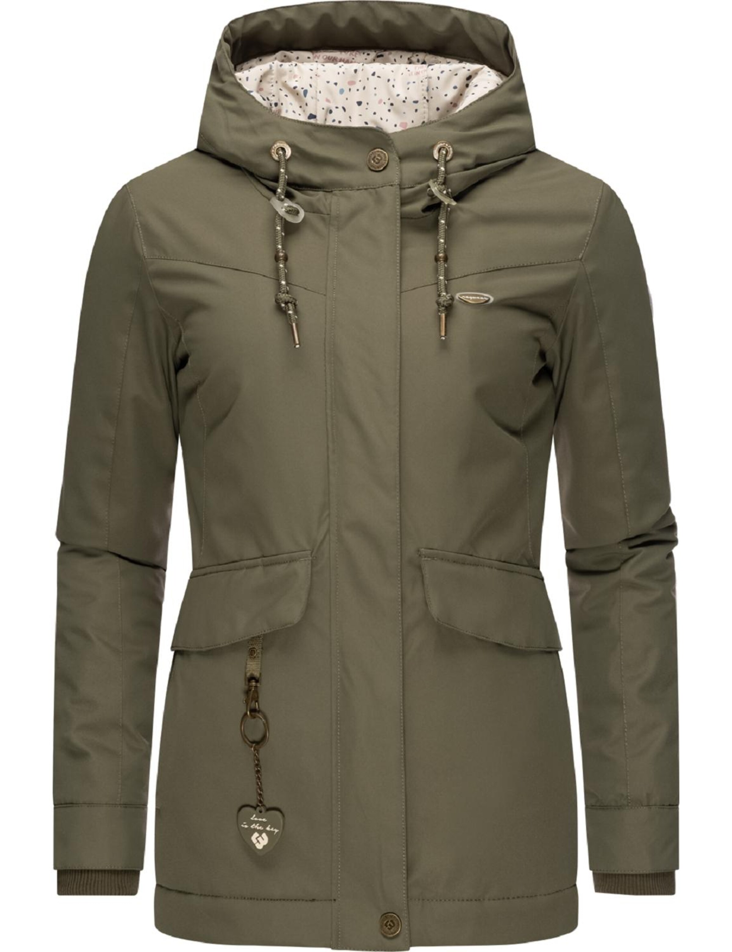 Ragwear Zimná bunda 'Jazmin' - Zelená