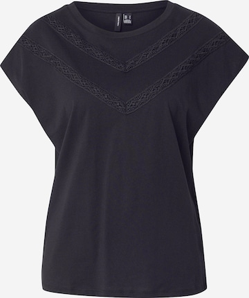 VERO MODA Shirt 'VMPanna Ava' in Zwart: voorkant