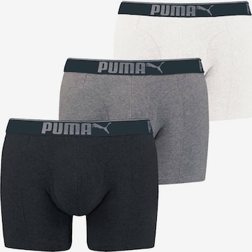 PUMA Boxerky – šedá: přední strana