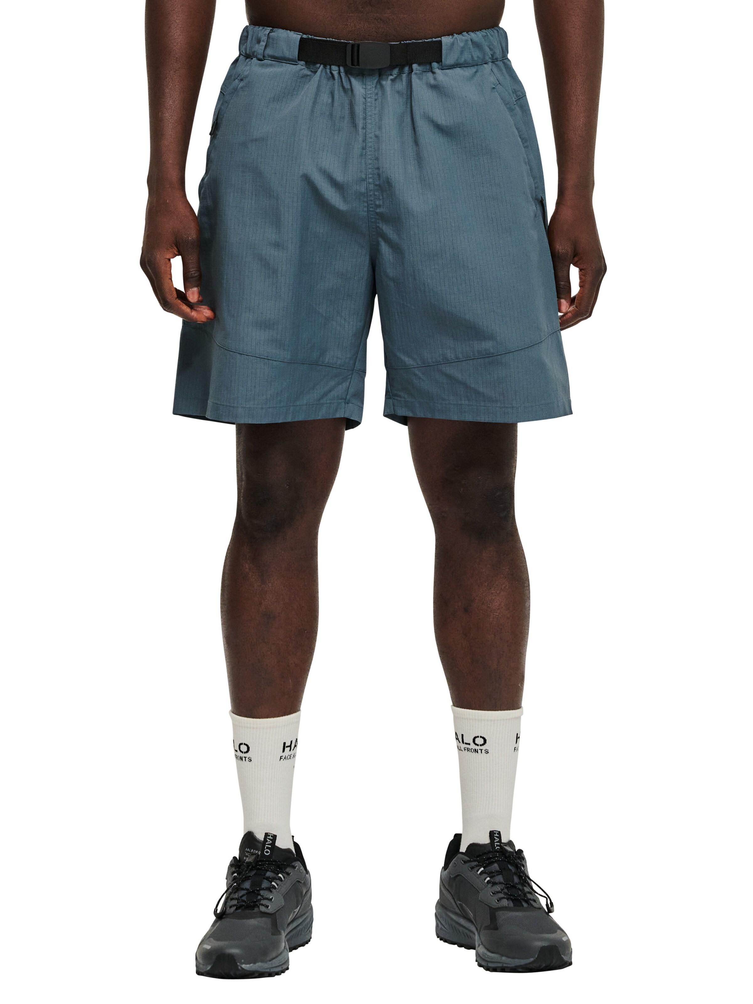 HALO Loosefit Broek 'Asset' in Blauw: voorkant