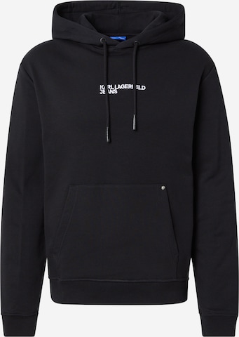 KARL LAGERFELD JEANS - Sudadera en negro: frente
