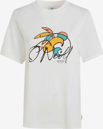 T-shirt 'Luano' O'NEILL en blanc : devant