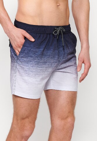 KOROSHI Board Shorts in Blue: front