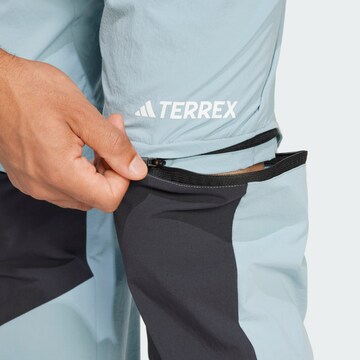 ADIDAS TERREX Tapered Outdoor trousers 'Utilitas' in Blue