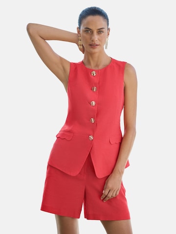 love & roses Vest in Red: front