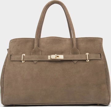 Estro Handtas '2429' in Bruin: voorkant
