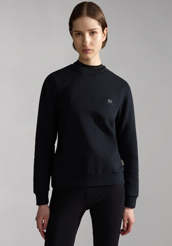 NAPAPIJRI Sweatshirt in Black: front